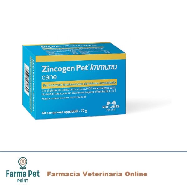 Zincogen Pet Immuno cane 60 compresse