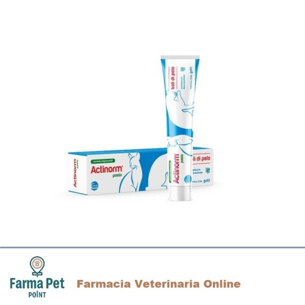 Actinorm Pasta Gatti 65GR Indicato per rimuovere i boli di pelo normalizzando la flora intestinale. Controlla la formazione dei boli a livello intestinale