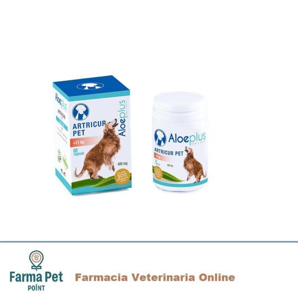 Aloeplus Artricur Pet Cani 400gr 11 kg è una potente miscela naturale per il supporto del metabolismo articolare