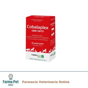 COBALAPLEX CANE GATTO 60 CAPSULE Integrazione orale di Cobalamina (vitamina B12) e Acido folico in caso di loro carenza o aumentano fabbisogno