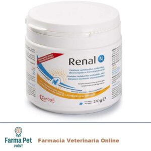 Renal N 240GR è un mangime complementare per cani e gatti. I suoi componenti favoriscono il mantenimento del normale metabolismo e di una idonea funzionalità intestinale