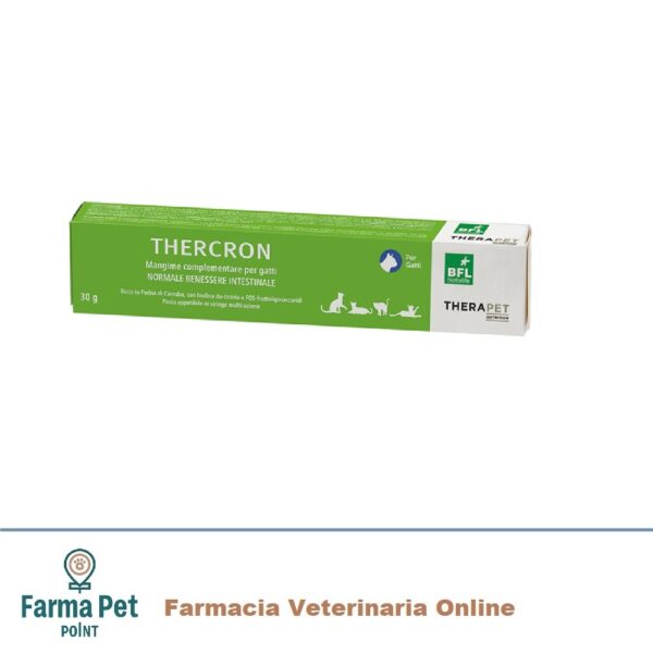 THERCRON PASTA GATTO 30GR Mangime complementare per la normale funzione intestinale utilizzabile anche in caso di problemi cronici